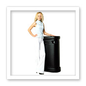 Girl with Display Storage Unit